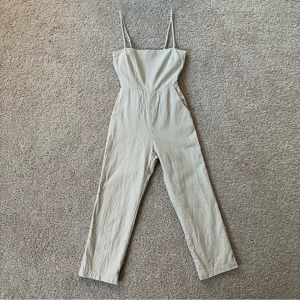 Gingham jumpsuit